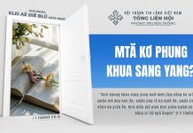 Mtă Kơ Phung Khua Sang Yang? – 30/1/2026