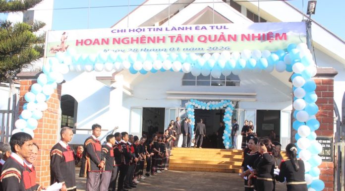 Đắk Lắk: Lễ Bổ nhiệm Mục sư Nhiệm chức Y Djhan Niê Quản nhiệm Chi Hội Êa Tul