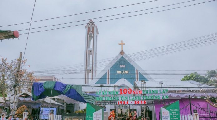 TP. Đà Nẵng: Lễ Cảm tạ Chúa và Kỷ niệm 100 năm Thành lập Hội Thánh Tin Lành Trường An