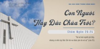 Con Người Hay Đức Chúa Trời? – 10/2/2026