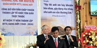 Lâm Đồng: Lễ Cảm tạ 70 năm thành lập và Bổ nhiệm Quản nhiệm Chi Hội Hang Hớt