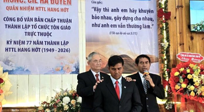 Lâm Đồng: Lễ Cảm tạ 70 năm thành lập và Bổ nhiệm Quản nhiệm Chi Hội Hang Hớt