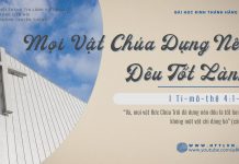 Mọi Vật Chúa Dựng Nên Đều Tốt Lành – 21/2/2026
