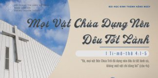Mọi Vật Chúa Dựng Nên Đều Tốt Lành – 21/2/2026