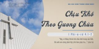 Chịu Khổ Theo Gương Chúa – 26/2/2026