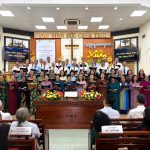 9-1 Ban điều hành và Chấp sự tuổi cao niên tôn vinh Chúa thánh ca 829 Chiến Binh Thập Tự