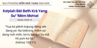 Kơplah Băt Bơih Kră Yang Sư ‘Mêm Mơnat – 2/2/2026