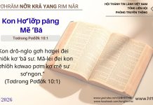 Kon Hơ’lơ̆p păng Mĕ ‘Bă – 7/2/2026