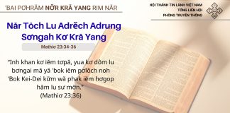 Năr Tôch Lu Adrĕch Adrung Sơngah Kơ Kră Yang – 28/2/2026