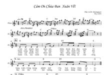 Bài hát Xuân: CẢM ƠN CHÚA BAN XUÂN VỀ