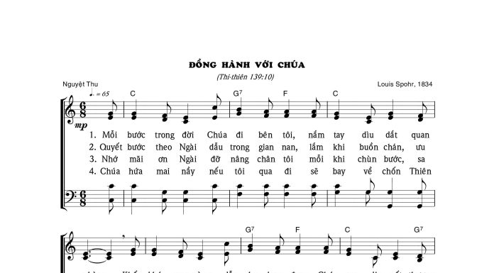 Bài hát: ĐỒNG HÀNH VỚI CHÚA