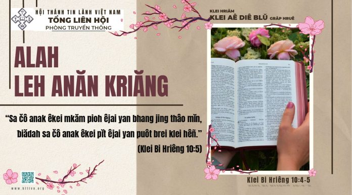 Alah leh anăn Kriăng – 9/2/2026