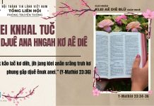 Klei Knhal Tuč Kơ Djuê Ana Hngah kơ Aê Diê – 28/2/2026