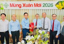 Thành ủy TP. HCM đến Thăm và Chúc Tết Tổng Liên Hội