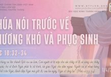 Chúa Nói Trước Về Thương Khó và Phục Sinh – 1/4/2026