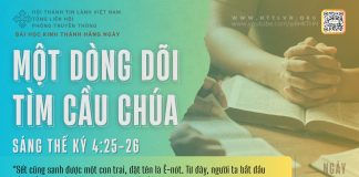 Một Dòng Dõi Tìm Cầu Chúa – 14/3/2026