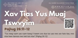 Xav Tias Yus Muaj Tswvyim – 15/3/2026