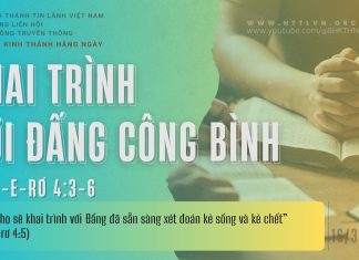 Khai Trình Với Đấng Công Bình – 16/3/2026
