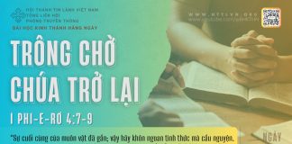 Trông Chờ Chúa Trở Lại – 17/3/2026
