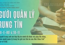 Người Quản Lý Trung Tín – 18/3/2026