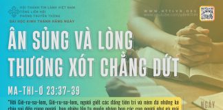 Ân Sủng và Lòng Thương Xót Chẳng Dứt – 23/3/2026