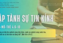 Tập Tành Sự Tin Kính – 28/3/2026