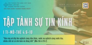 Tập Tành Sự Tin Kính – 28/3/2026