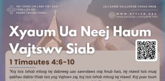 Xyaum Ua Neej Haum Vajtswv Siab – 28/3/2026