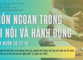 Khôn Ngoan Trong Lời Nói và Hành Động – 29/3/2026