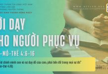 Lời Dạy Cho Người Phục Vụ – 30/3/2026