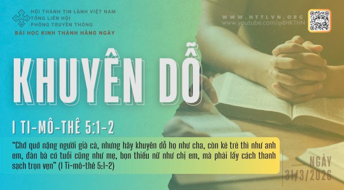 Khuyên Dỗ – 31/3/2026