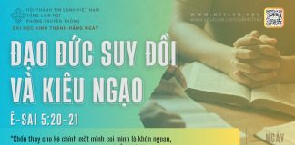 Đạo Đức Suy Đồi và Kiêu Ngạo – 8/3/2026