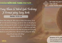 Kră Yang Khan Lê̆ Adrol Gah Tơdrong Jĭ Pơmat păng Iung Arih – 1/4/2026