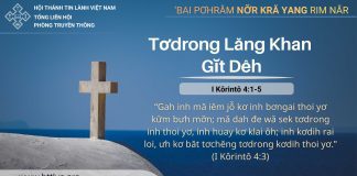 Tơdrong Lăng Khan Gĭt Dêh – 11/3/2026