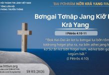 Bơngai Tơnăp Jang Kiơ̆ Kơ Kră Yang – 18/3/2026