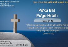 Pơkă Băl Pơge Hrôih – 27/3/2026