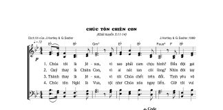 Bài hát Thương khó: CHÚC TÔN CHIÊN CON
