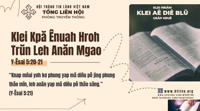 Klei Kpă Ênuah Hroh Trŭn Leh Anăn Mgao – 8/3/2026