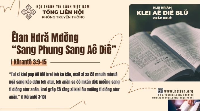 Êlan Hdră Mdơ̆ng “Sang Phung Sang Aê Diê” – 9/3/2026