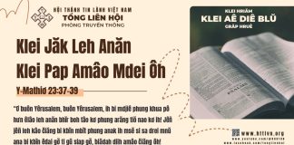 Klei Jăk Leh Anăn Klei Pap Amâo Mdei Ôh – 23/3/2026