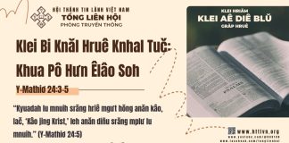 Klei Bi Knăl Hruê Knhal Tuč: Khua Pô Hưn Êlâo Soh – 25/3/2026