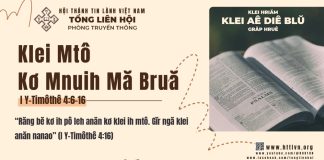 Klei Mtô Kơ Mnuih Mă Bruă – 30/3/2026