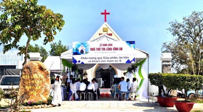 Đồng Nai: Lễ Cung hiến Nhà thờ Tin Lành Vĩnh An