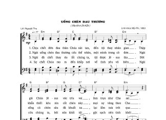 Bài hát: UỐNG CHÉN ĐAU THƯƠNG