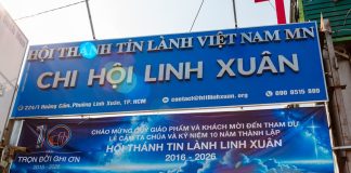 TP. HCM: Lễ Cảm tạ Chúa và Kỷ niệm 10 năm Thành lập HTTL Linh Xuân