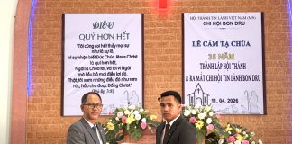 Lâm Đồng: Lễ Cảm tạ Chúa – 35 năm Thành lập Hội Thánh & Ra mắt Chi Hội Bon Dru