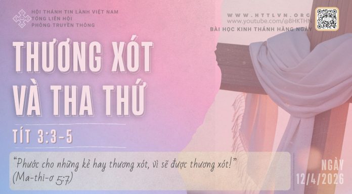 Thương Xót và Tha Thứ – 12/4/2026