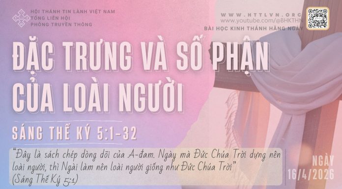 Đặc Trưng và Số Phận Của Loài Người – 16/4/2026