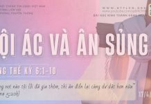Tội Ác và Ân Sủng – 17/4/2026