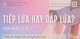 Tiếp Lửa Hay Dập Lửa? – 19/4/2026
